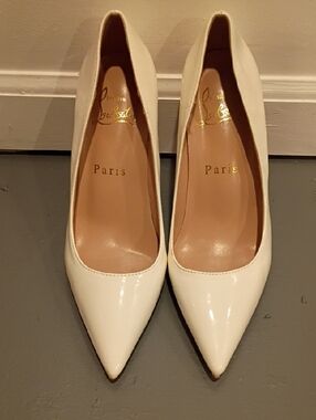 White Christian Louboutin Pumps NWOT
